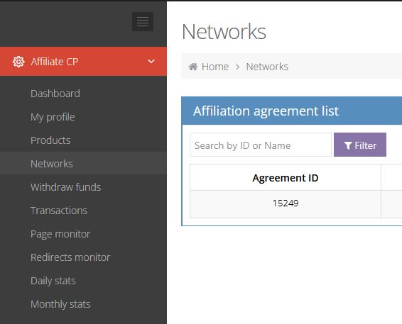 Localizar Agreement ID na PayPro Global