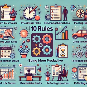 10 regras para ser mais produtivo no trabalho