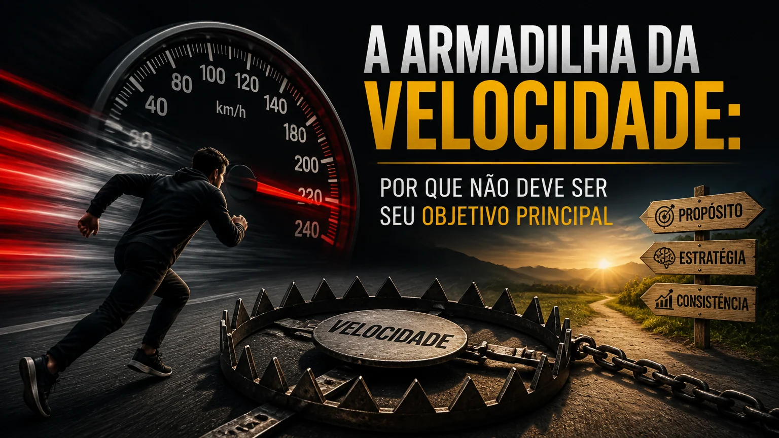 A armadilha da velocidade: por que não deve ser seu objetivo principal