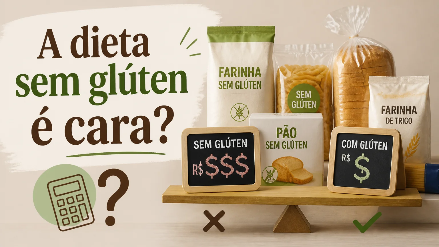 A dieta sem glúten é cara? - nutricao celiaca
