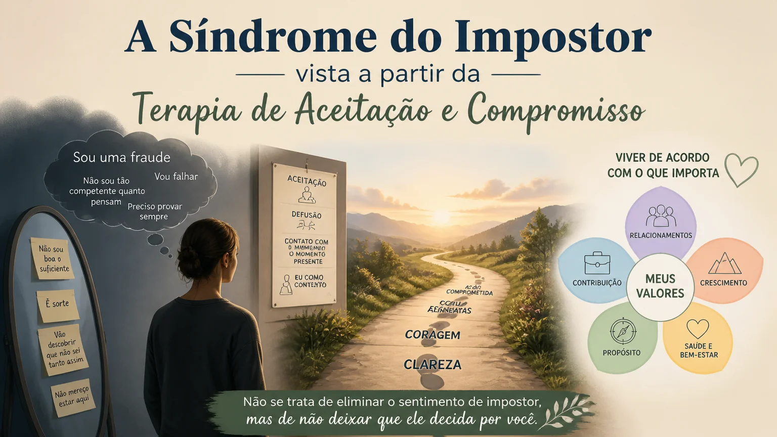 A síndrome do impostor vista a partir da terapia de aceitação e compromisso