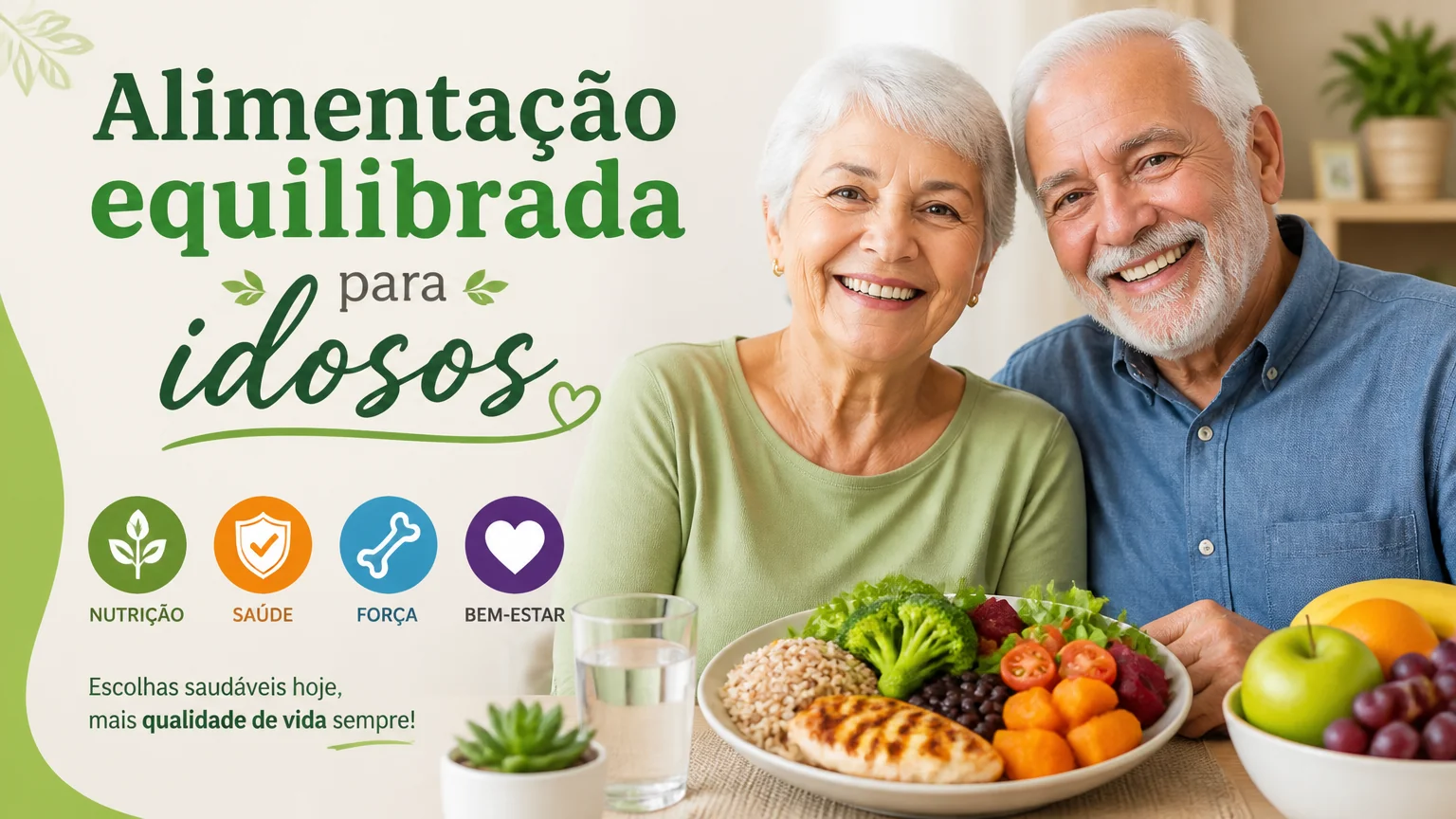 Alimentação equilibrada para idosos