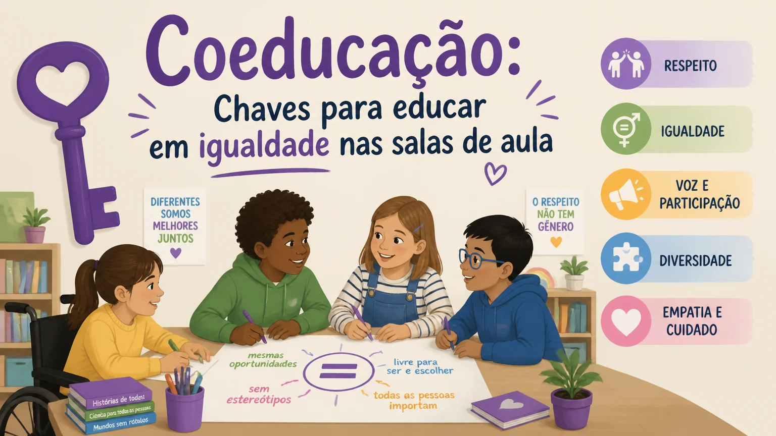 Coeducação: chaves para educar em igualdade nas salas de aula - igualdade genero
