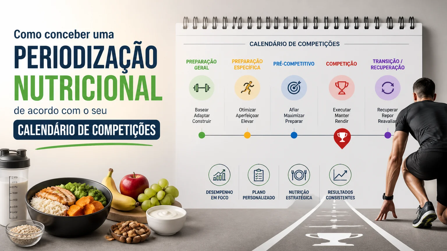 Como conceber uma periodização nutricional de acordo com o seu calendário de competições - nutricao desportiva