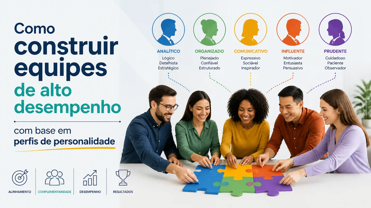 Como construir equipes de alto desempenho com base em perfis de personalidade
