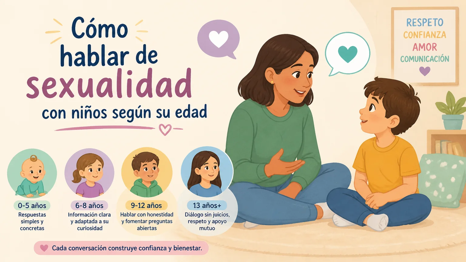 Como falar sobre sexualidade com as crianças, de acordo com a sua idade