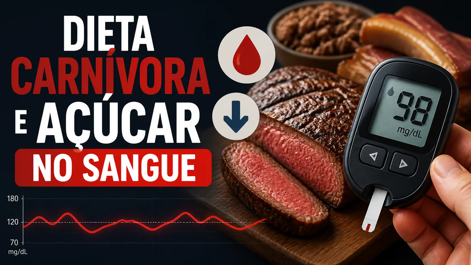 Dieta carnívora e açúcar no sangue - nutricao carnivora