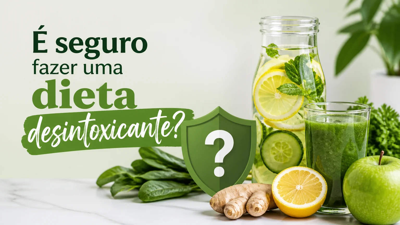 É seguro fazer uma dieta desintoxicante?