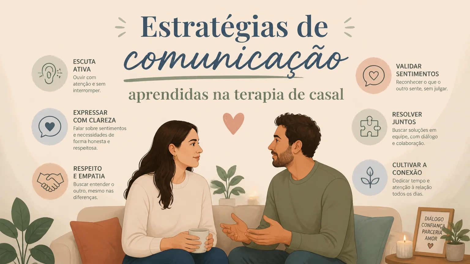 Estratégias de comunicação aprendidas na terapia de casal - formacao terapia casal