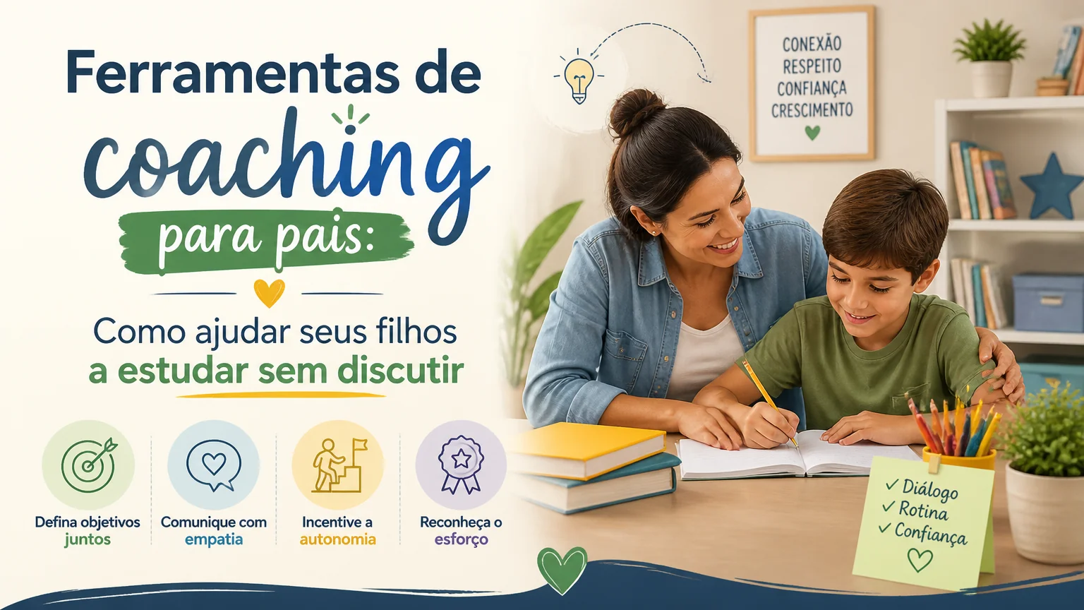 Ferramentas de coaching para pais: como ajudar seus filhos a estudar sem discutir - coach educacional