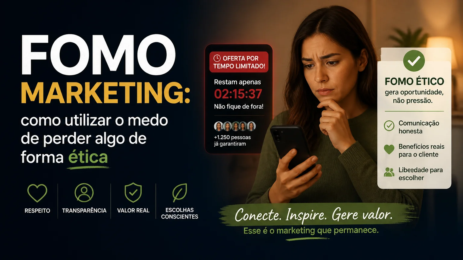 Fomo marketing: como utilizar o medo de perder algo de forma ética - psicologia marketing
