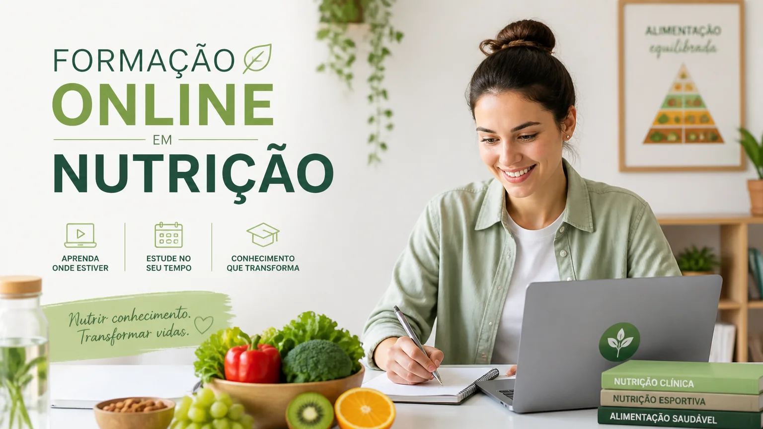 Formação online em nutrição