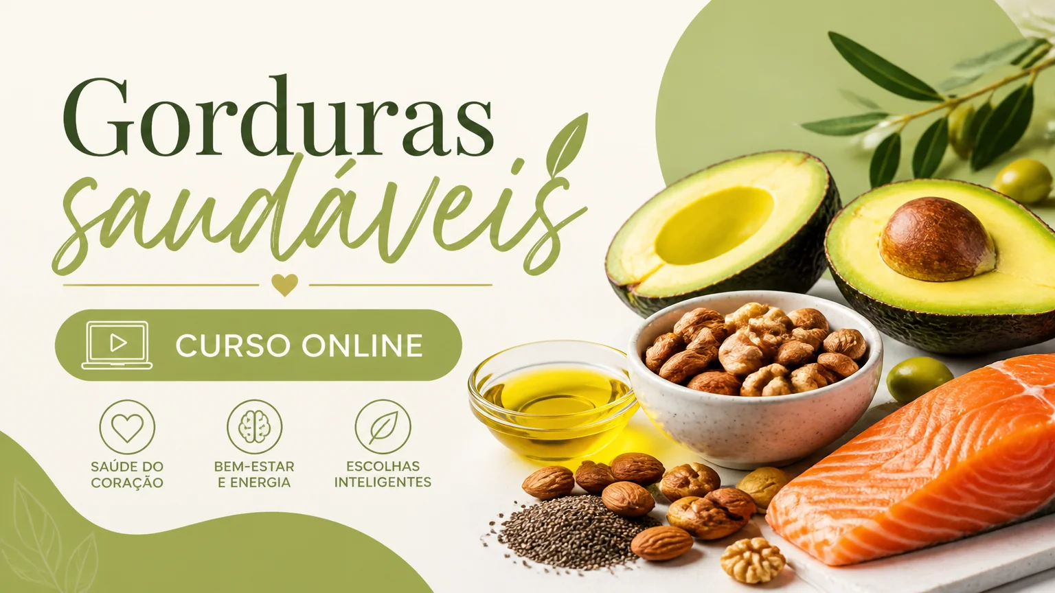 Gorduras saudáveis curso online