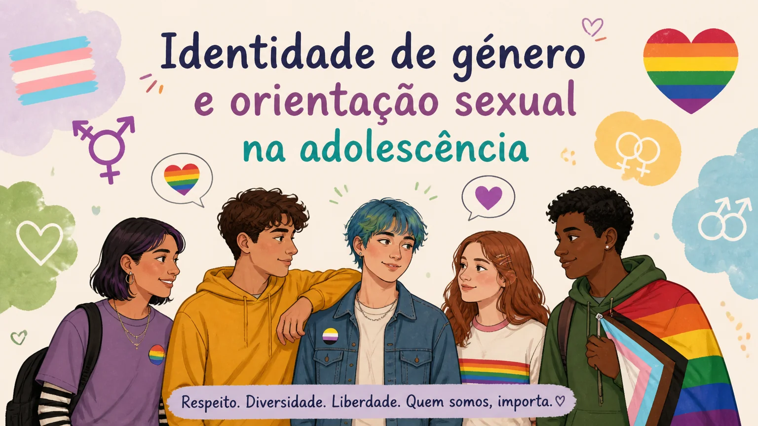 Identidade de género e orientação sexual na adolescência - educacao sexual adolescentes