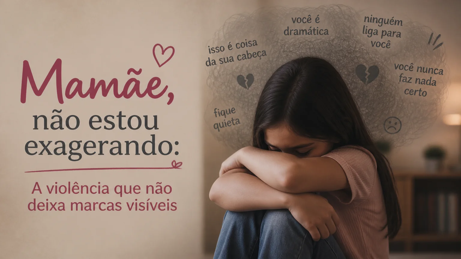 Mamãe, não estou exagerando: a violência que não deixa marcas visíveis - violencia psicologia
