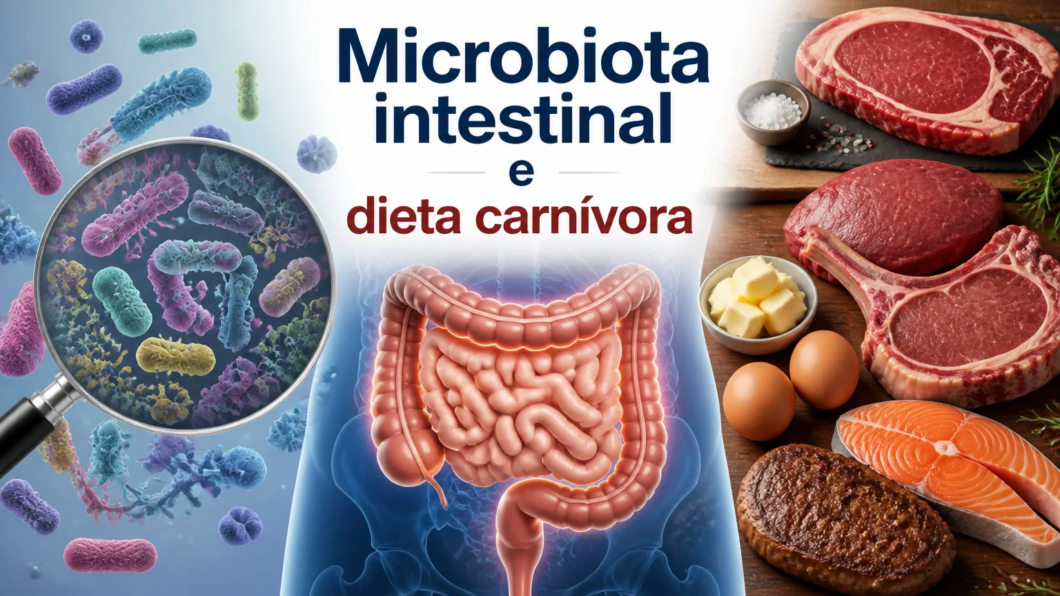 Microbiota intestinal e dieta carnívora - nutricao carnivora