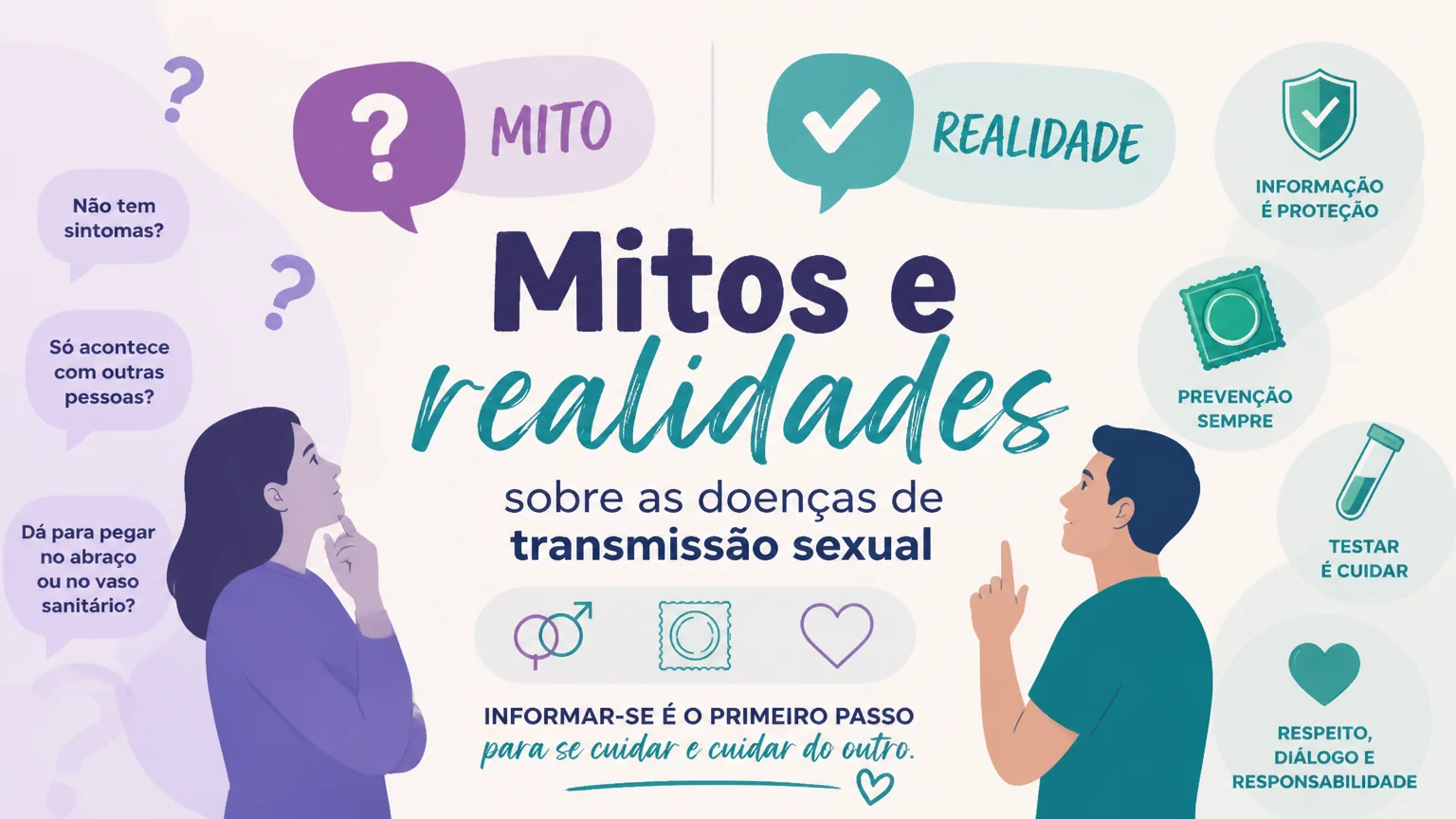 Mitos e realidades sobre as doenças de transmissão sexual - doencas sexuais