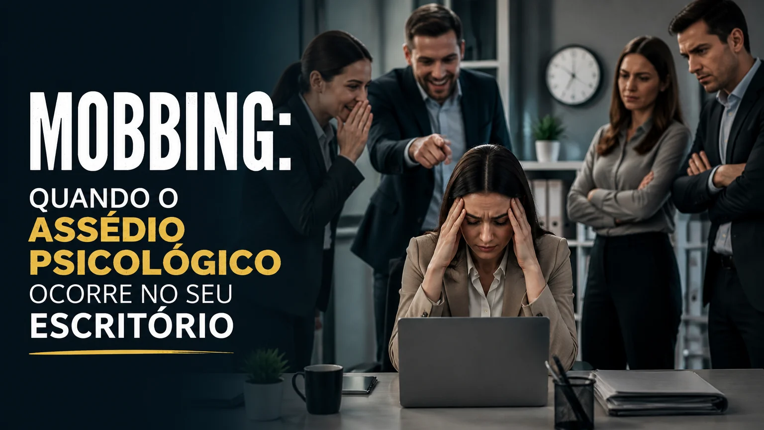 Mobbing: quando o assédio psicológico ocorre no seu escritório - violencia psicologia