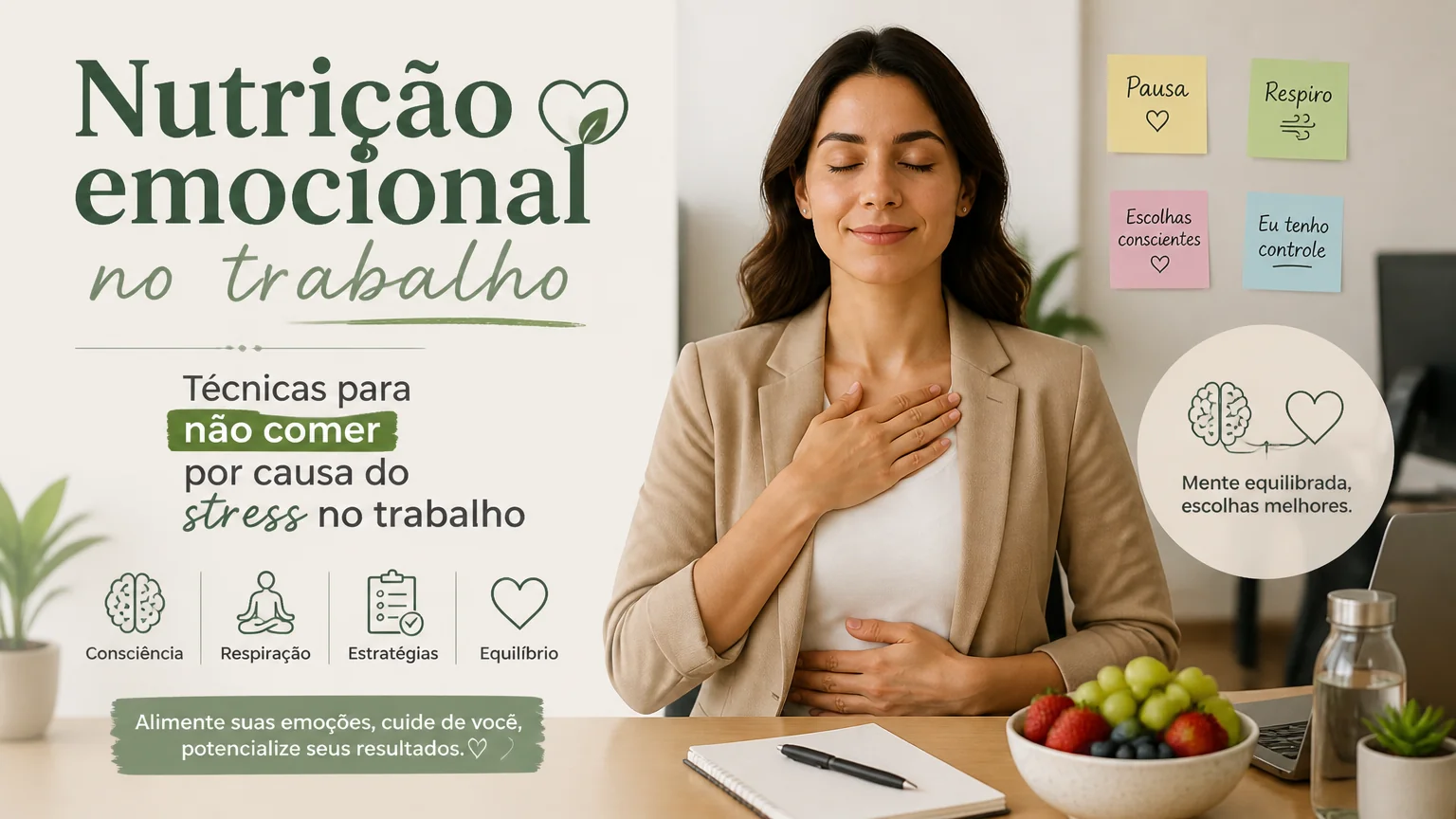Nutrição emocional no trabalho técnicas para não comer por causa do stress no trabalho