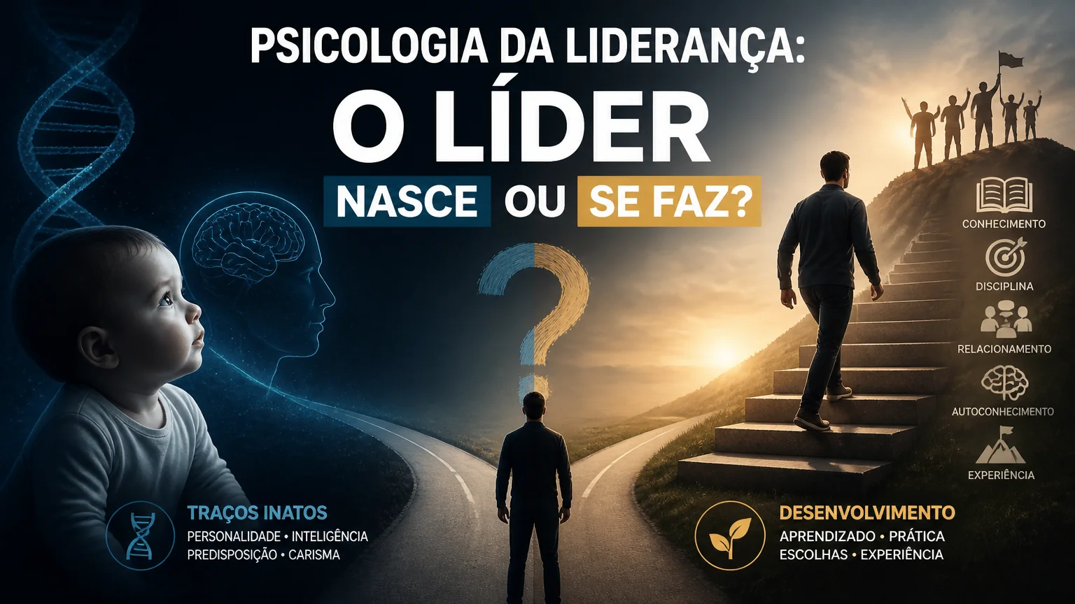 Psicologia da liderança: o líder nasce ou se faz? - psicologia organizacional