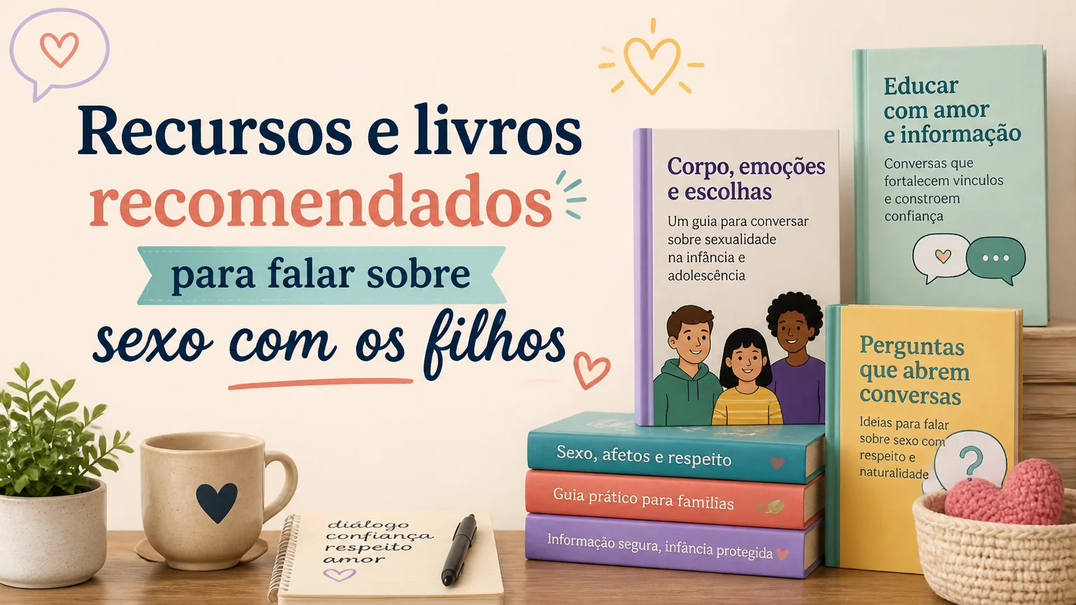 Recursos e livros recomendados para falar sobre sexo com os filhos - falar sexo filho