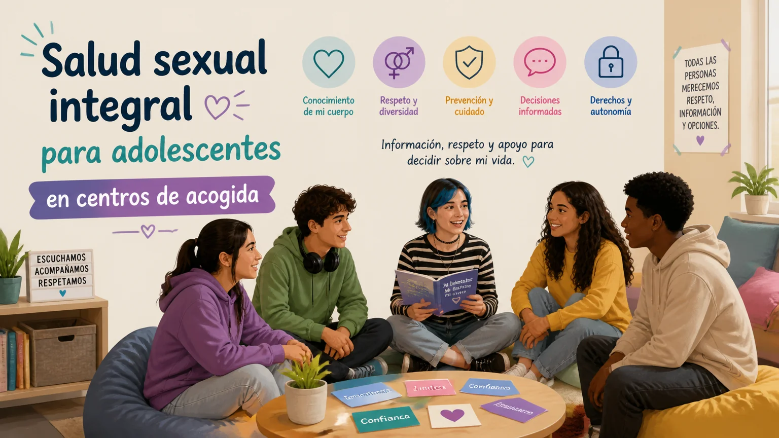 Saúde sexual integral para adolescentes em centros de acolhimento - sexualidade centro acolhimento