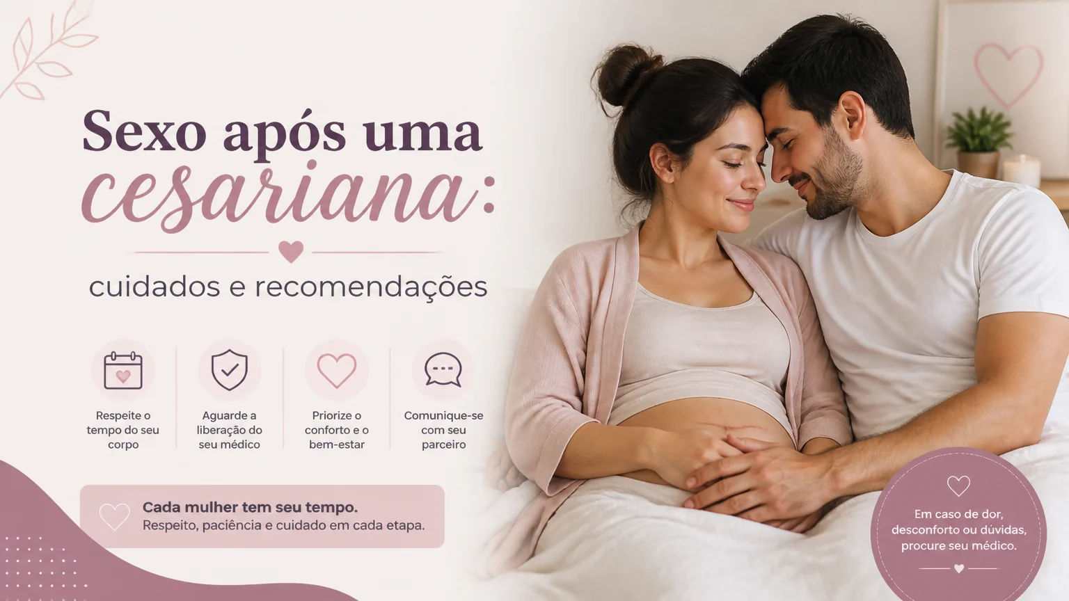 Sexo após uma cesariana: cuidados e recomendações - sexo gravidez pos parto