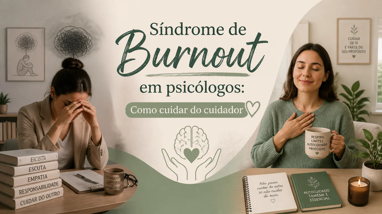 Síndrome de burnout em psicólogos: como cuidar do cuidador