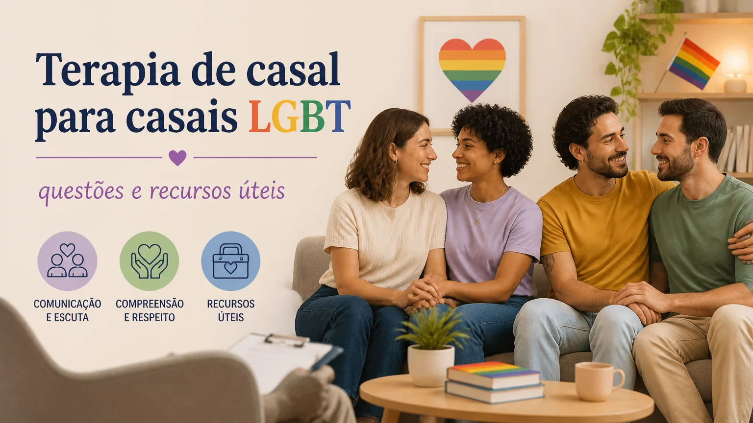 Terapia de casal para casais lgbt questões e recursos úteis - formacao terapia casal